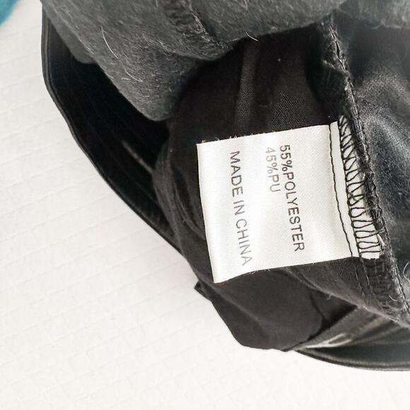 Princess Polly Faux Leather Balloon Pant Black Size 4 - Picture 5 of 6